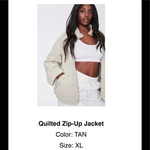 Forever 21 quilted jacket